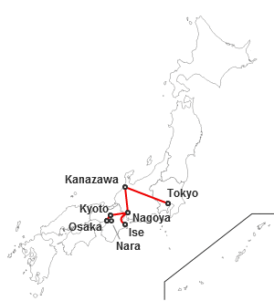 Viaggio in Giappone: mappa di un itinerario di due settimane con visita a Ise