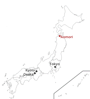 Dove si trova Aomori in Giappone