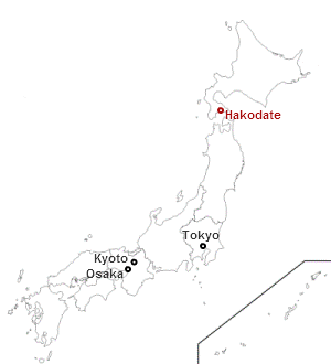 Dove si trova Hakodate in Giappone