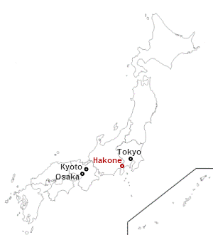 Dove si trova Hakone in Giappone