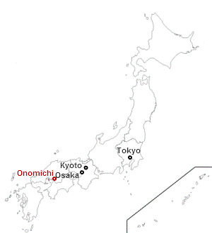 Dove si trova Onomichi in Giappone