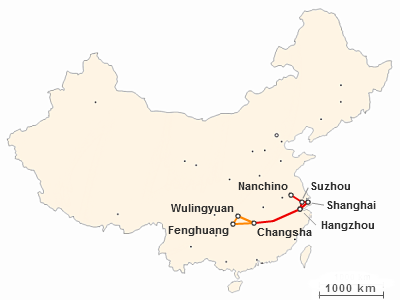 Cina: itinerario di due settimane tra Shanghai e il Wulingyuan