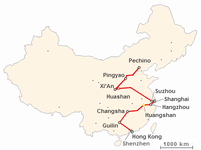 Itinerario di viaggio di tre settimane in Cina: tra Pechino e Hong Kong via Xi'An, Shanghai e ChangSha