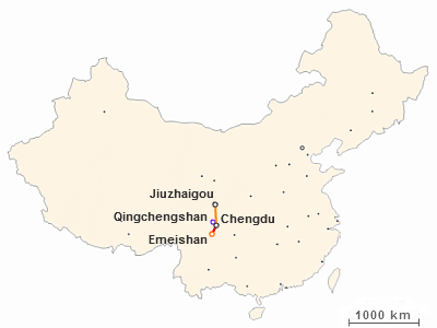 Cina: itinerario di una settimana nel Sichuan