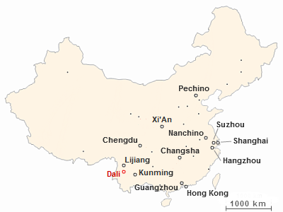Dove si trova Dali in Cina