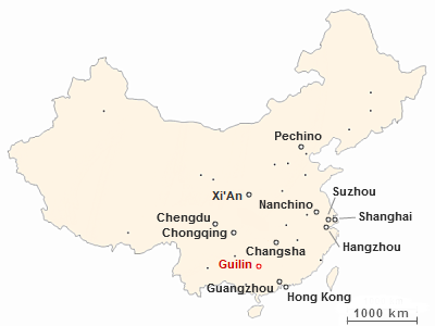 Dove si trova Guilin in Cina