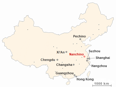 Dove si trova Nanchino in Cina