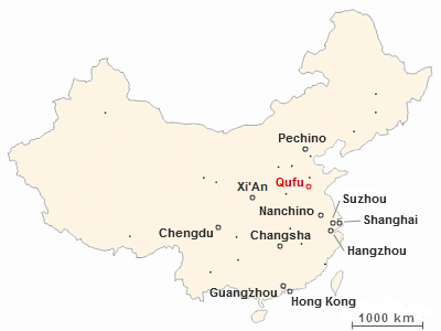 Dove si trova Qufu in Cina