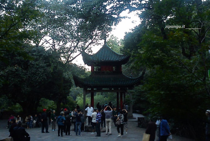 Il Padiglione Aiwan, Changsha, provincia dello Hunan Cina: Changsha, il Padiglione Aiwan