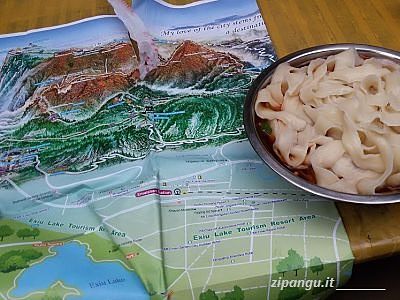 Emeishan: mappa dell'area della montagna