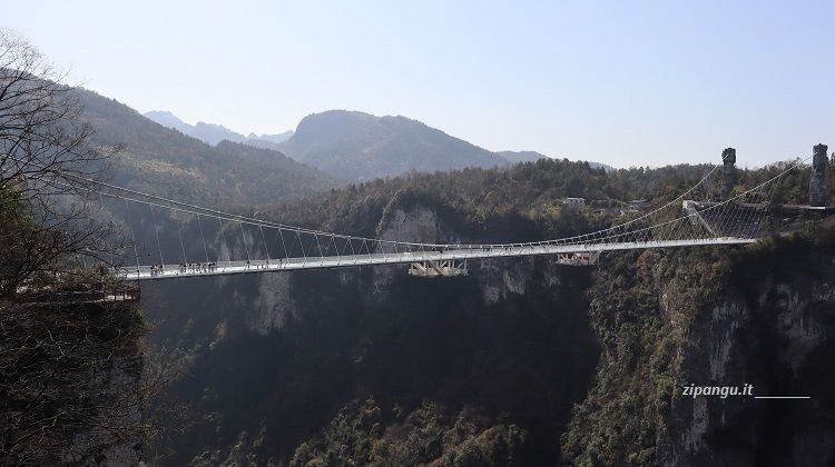 Zhangjiajie (Hunan): il Ponte di Vetro