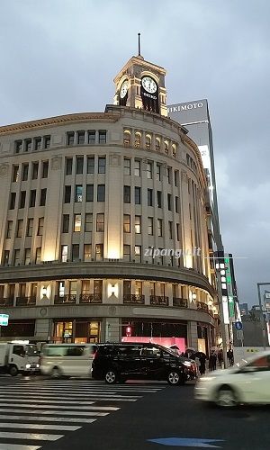 Itinerario a Ginza: il grande orologio, un simbolo del quartiere