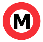 Simbolo della Linea Marunouchi della metropolitana di Tokyo