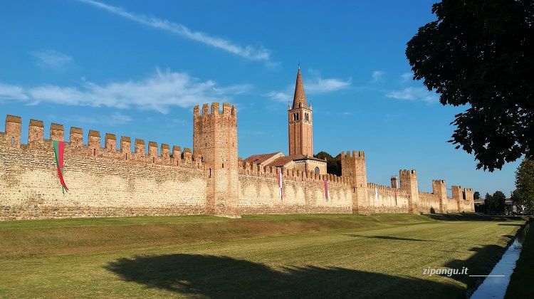 Montagnana (Veneto); la cinta muraria