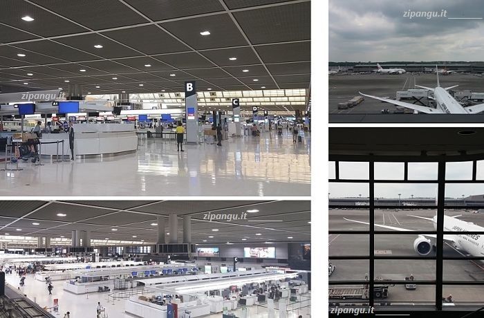 Aeroporto internazionale di Narita (NRT): vedute delle piste e dell'aerostazioni