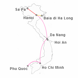 Itinerario di 15 giorni in Vietnam: Phu Quoc - Città di Ho Chi Minh - Hoi An - Da Nang - Hanoi - Baia di Halong - Sa Pa