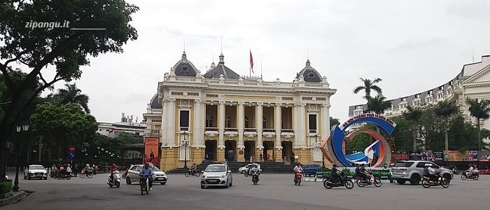 Architettura coloniale a Hanoi: il Teatro dell'Opera