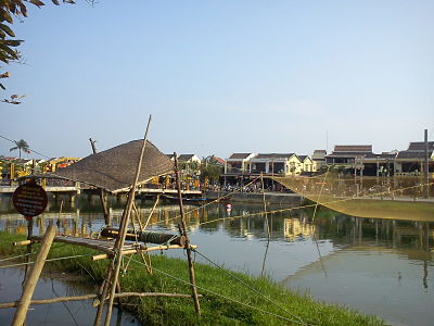 Attrazioni a Hoi An: il Thu Bon visto dalla Via Bach Dang