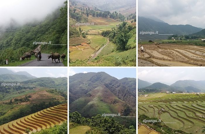 Itinerari in montagna in Vietnam; nord: tappe nella Provincia di Lao Cai